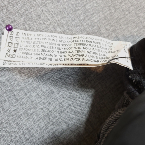 Forever 21 Premium Jeans Womens 26 Raw Hem Midrise Straight Leg Black - Picture 12 of 13